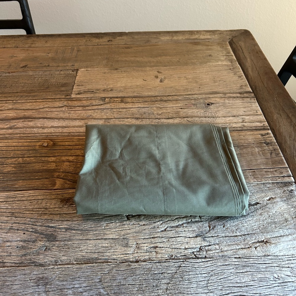2 Quince Green Pillowcases